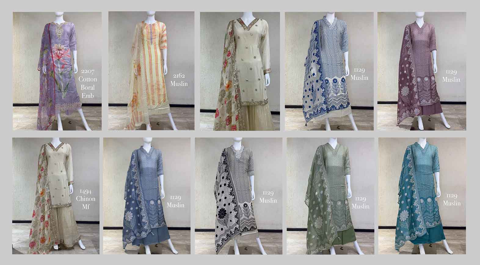 DIVINE MESSENGER | Divine Fab Latest Ladies Suits | chinon muslim suits with dupatta
