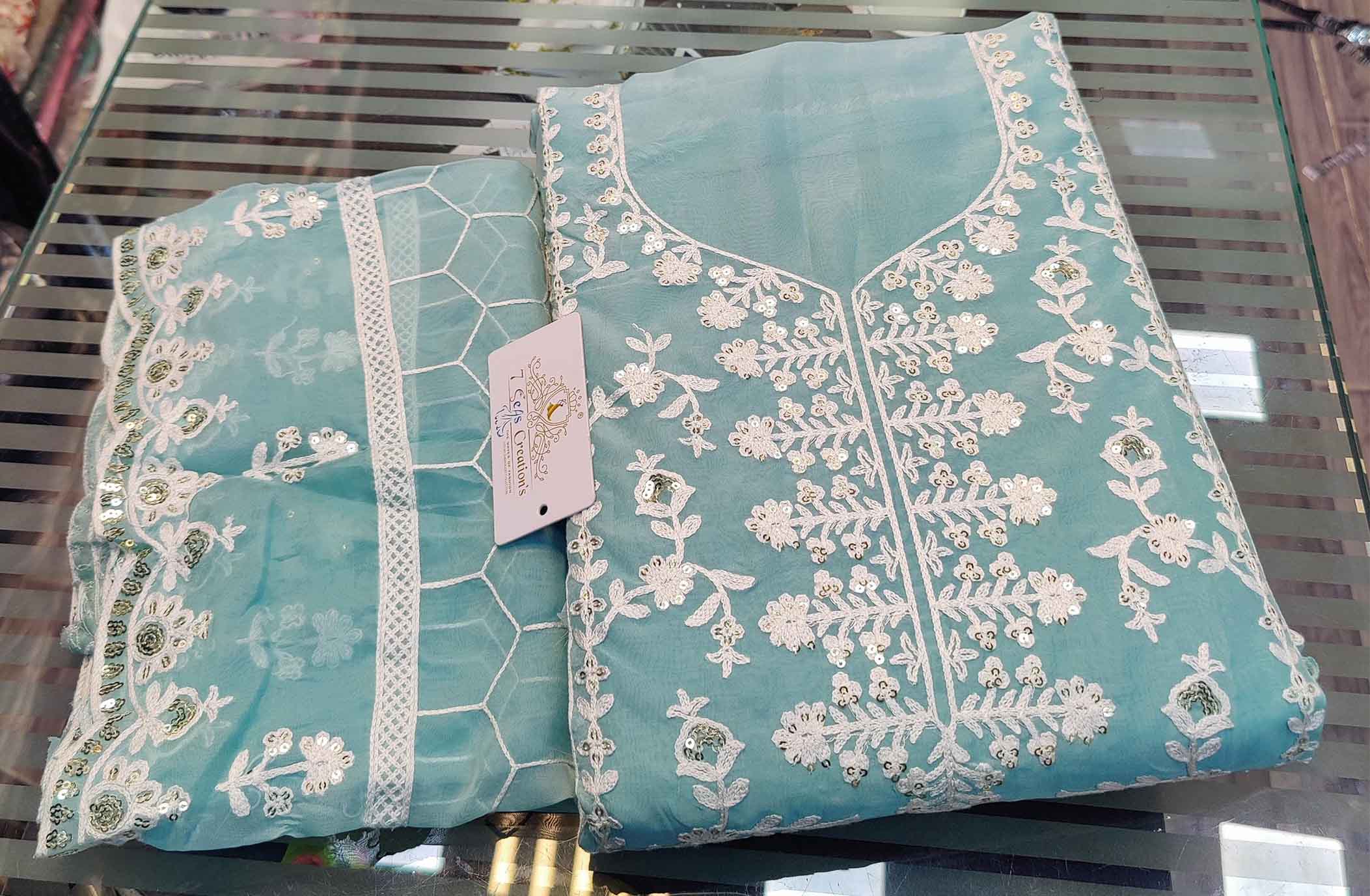 DIVINE MESSENGER | 04 Divine Fab Latest Ladies Suits | Russian silk with heavy embroidery & beautiful sequins