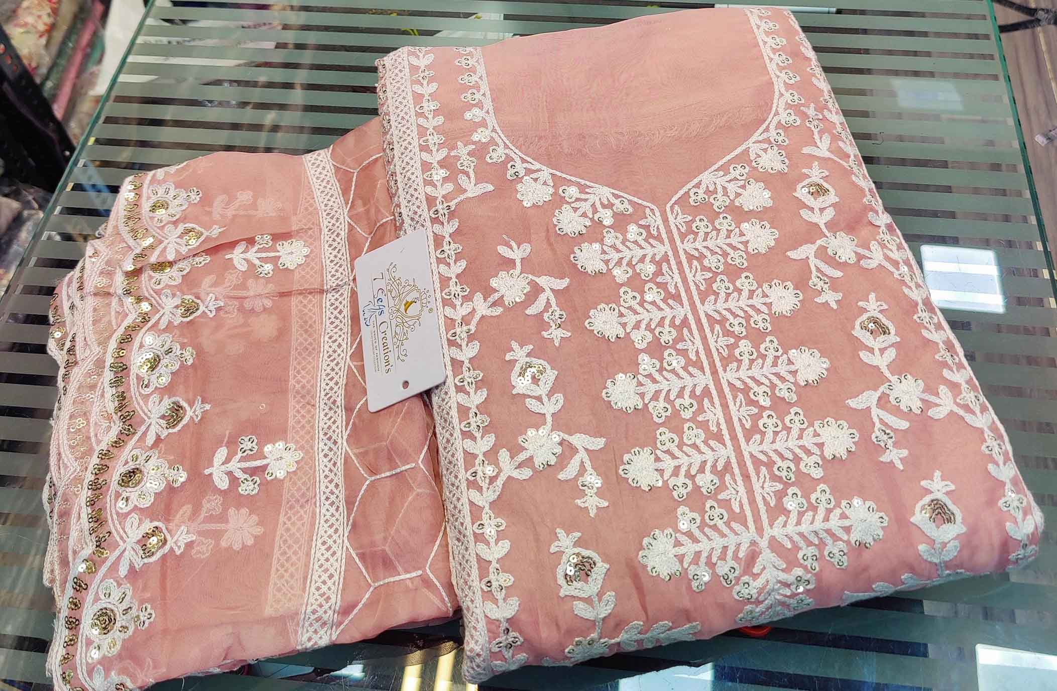 DIVINE MESSENGER | 02 Divine Fab Latest Ladies Suits | silk with heavy embroidery & sequins