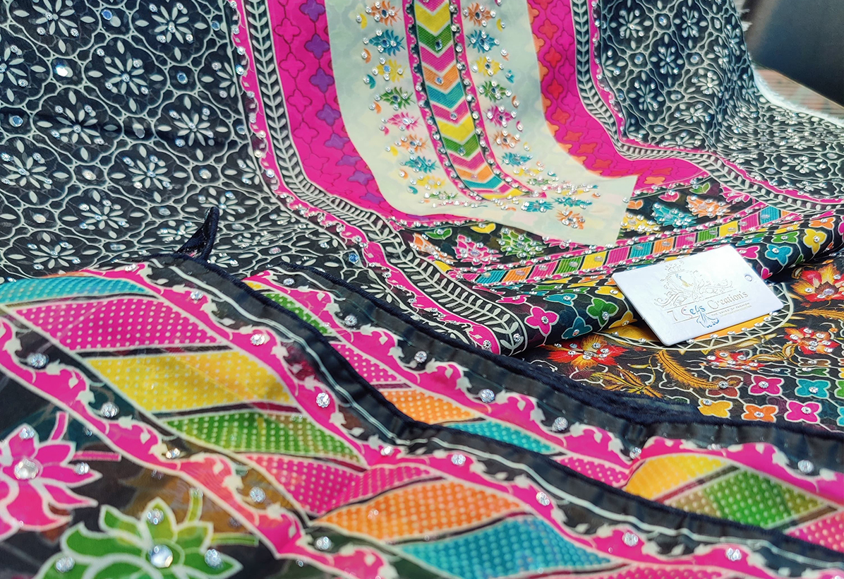 DIVINE MESSENGER | Divine Fab Latest Ladies Suits | Soft organza with beautiful digital printing Front & back printed