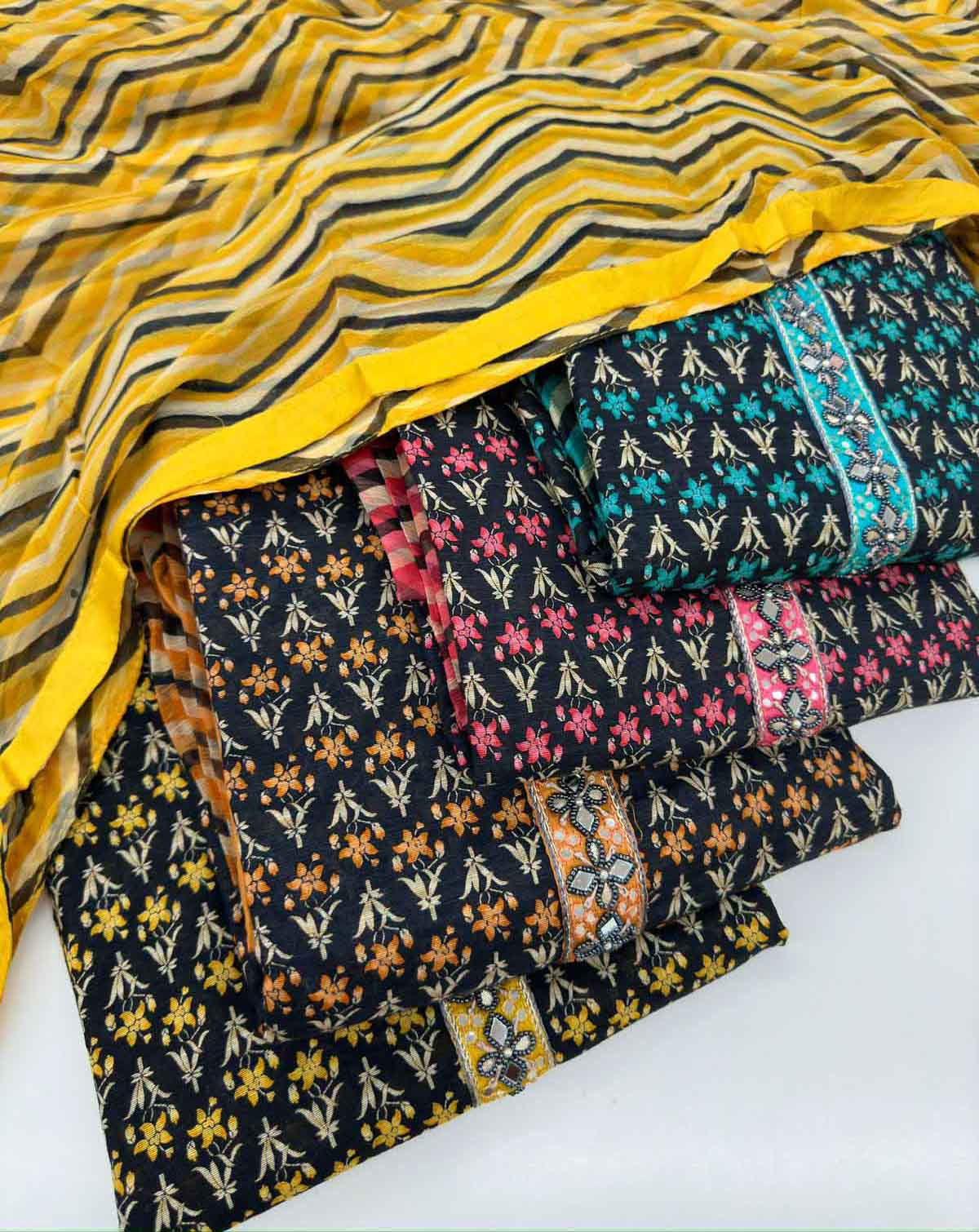 DIVINE MESSENGER | Divine Fab Latest Ladies Suits | cotton dobby Dupatta pure chiffon printed