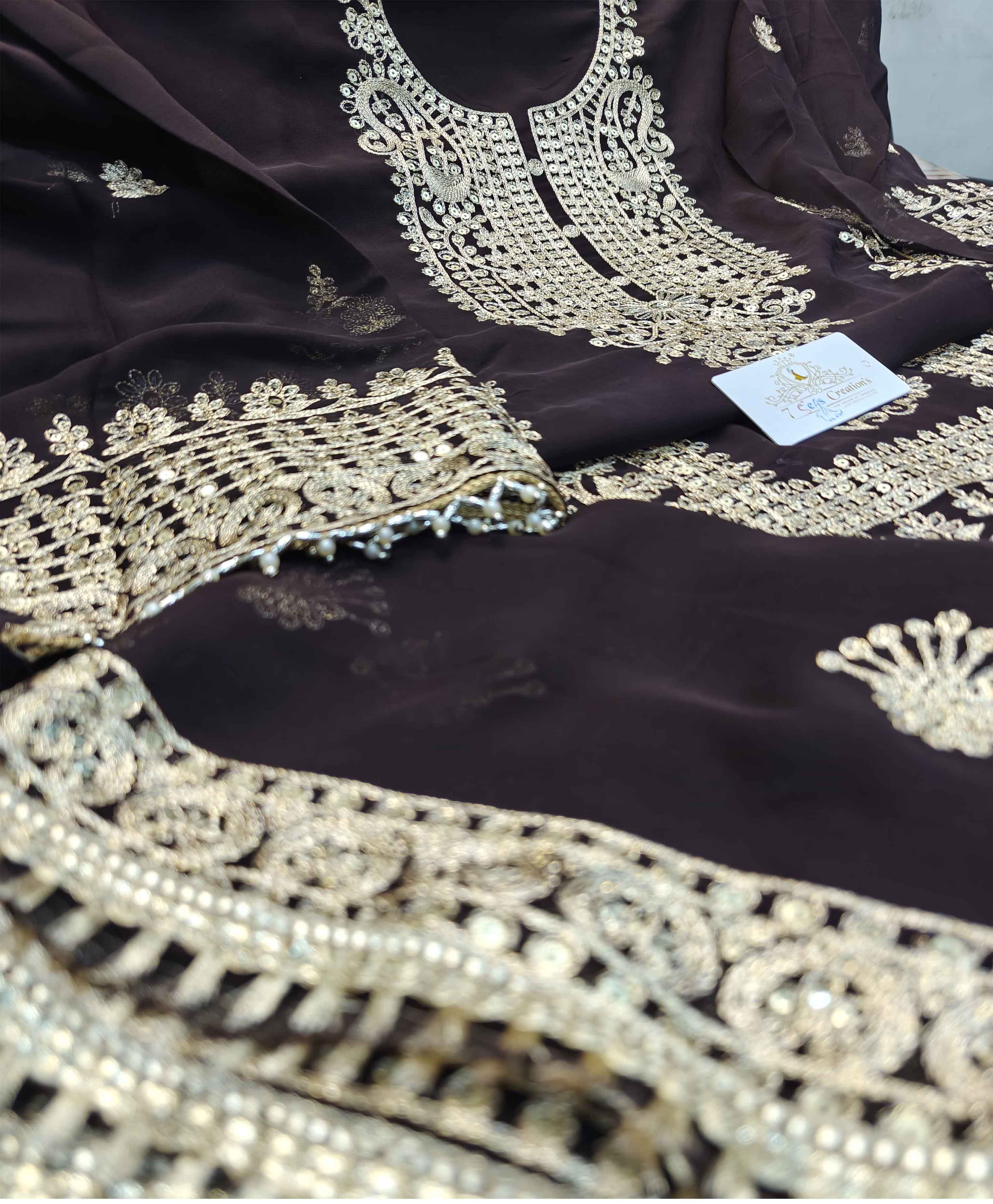 DIVINE MESSNEGER | 04 Divine Fab Latest Ladies Suits | Colours May vary due to light effect beautiful embroidery & sequins