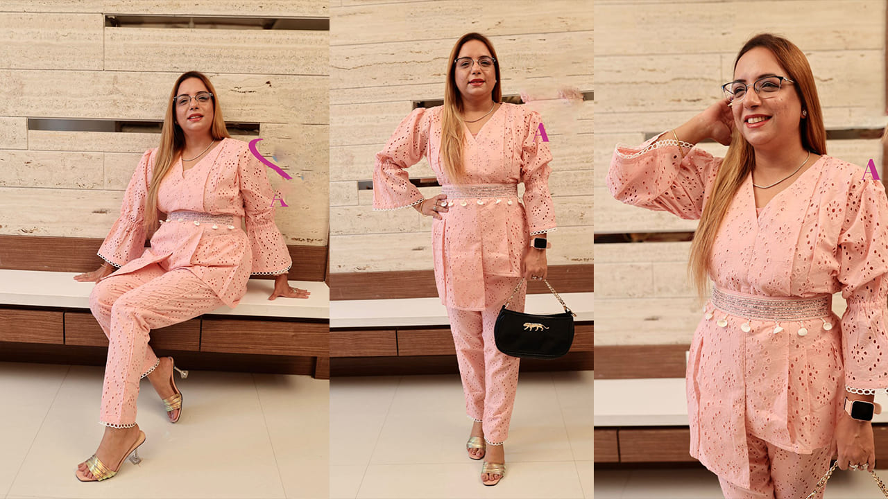Divine Fab Latest Suits | Beautiful Shifli Four Piece Stitched Coord Set With Hand Work
