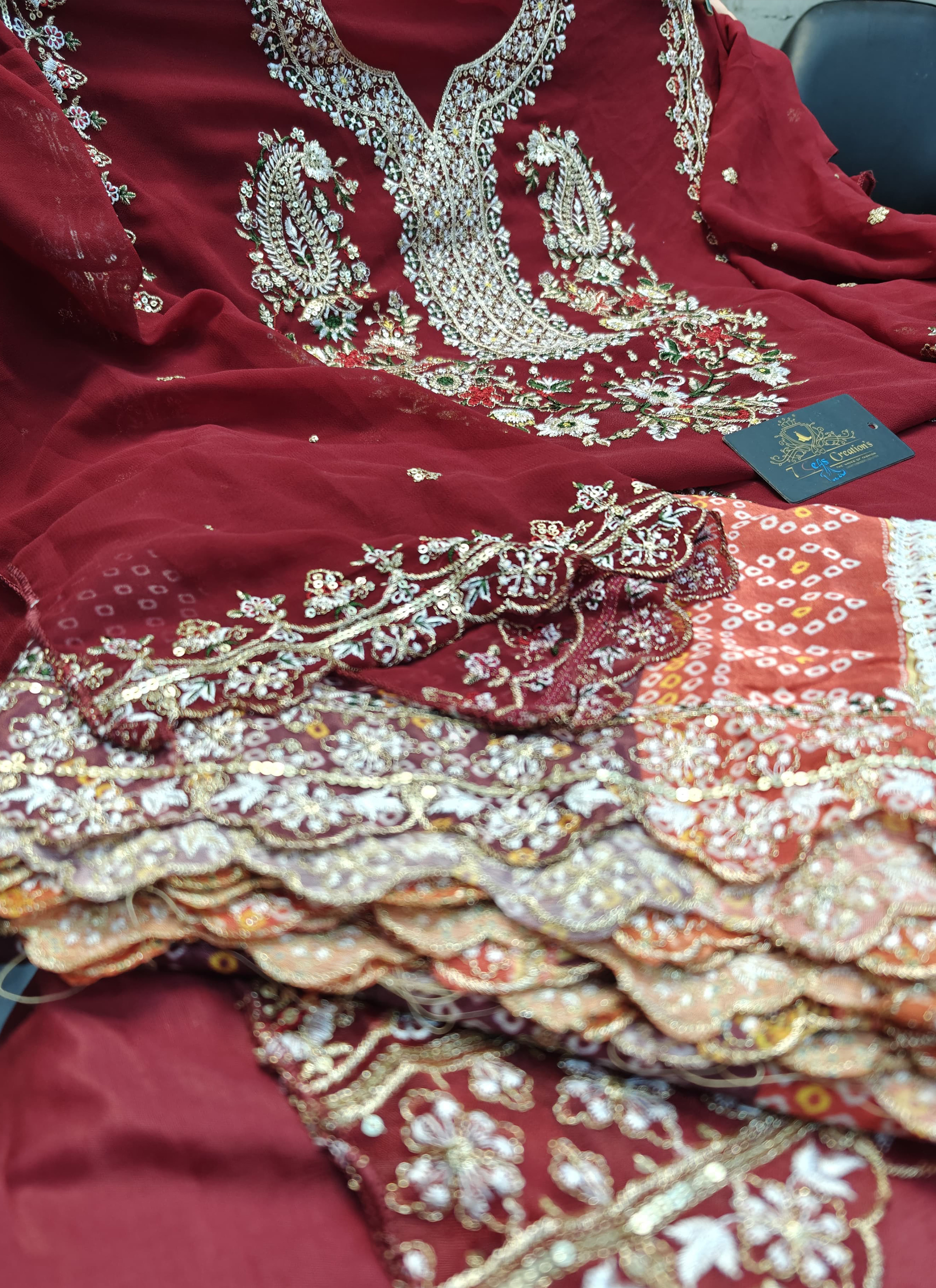 DIVINE MESSENGER | 03 Divine Fab Latest Ladies Suits | Georgette with absolutely gorgeous Multi-colored embroidery