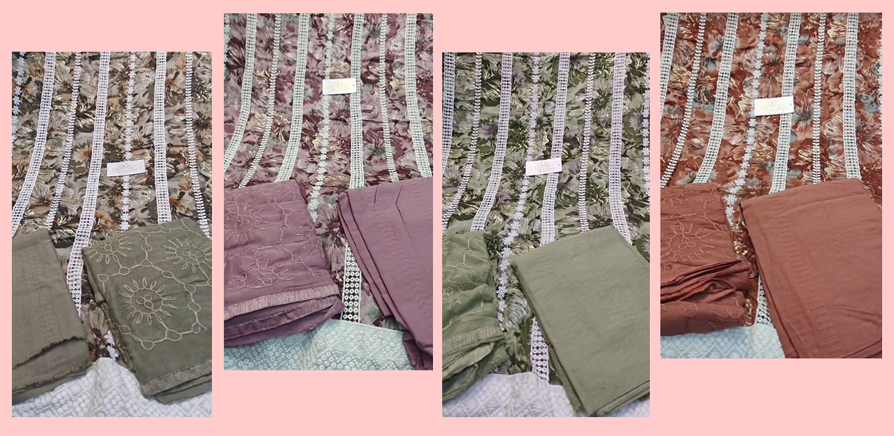 DIVINE MESSENGER | Divine Fab Latest Ladies Suits | Rayon with beautiful tie & dye foil printing Back printed