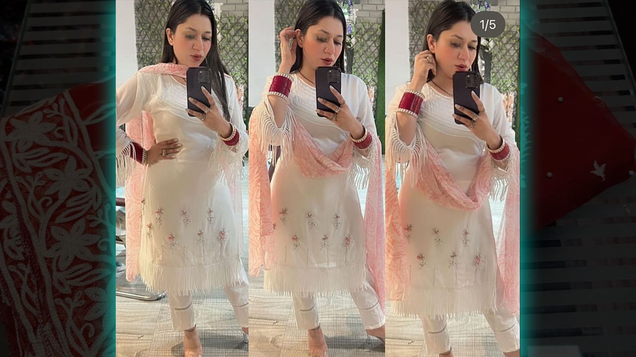Divine Fab Latest Suits | Beautiful Georgette Pakistani Stitched Suit Set With Hand Embroidery
