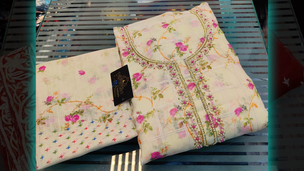 7Seas Creation's Suits | Chanderi Cotton With Beautiful Digital Printing All Over