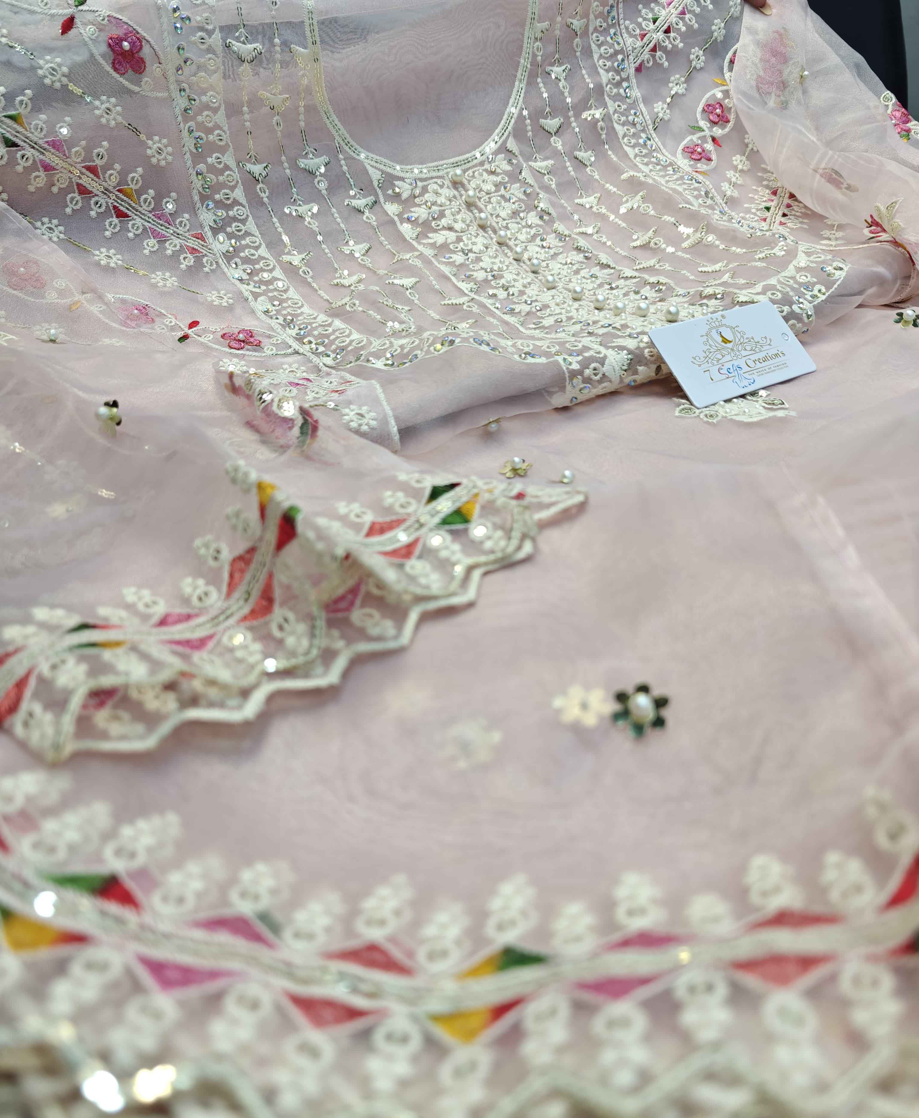 DIVINE MESSENGER | Divine Fab Latest Ladies Suits | gorgeous Multi-colored embroidery, sequins, Mottis and diamond