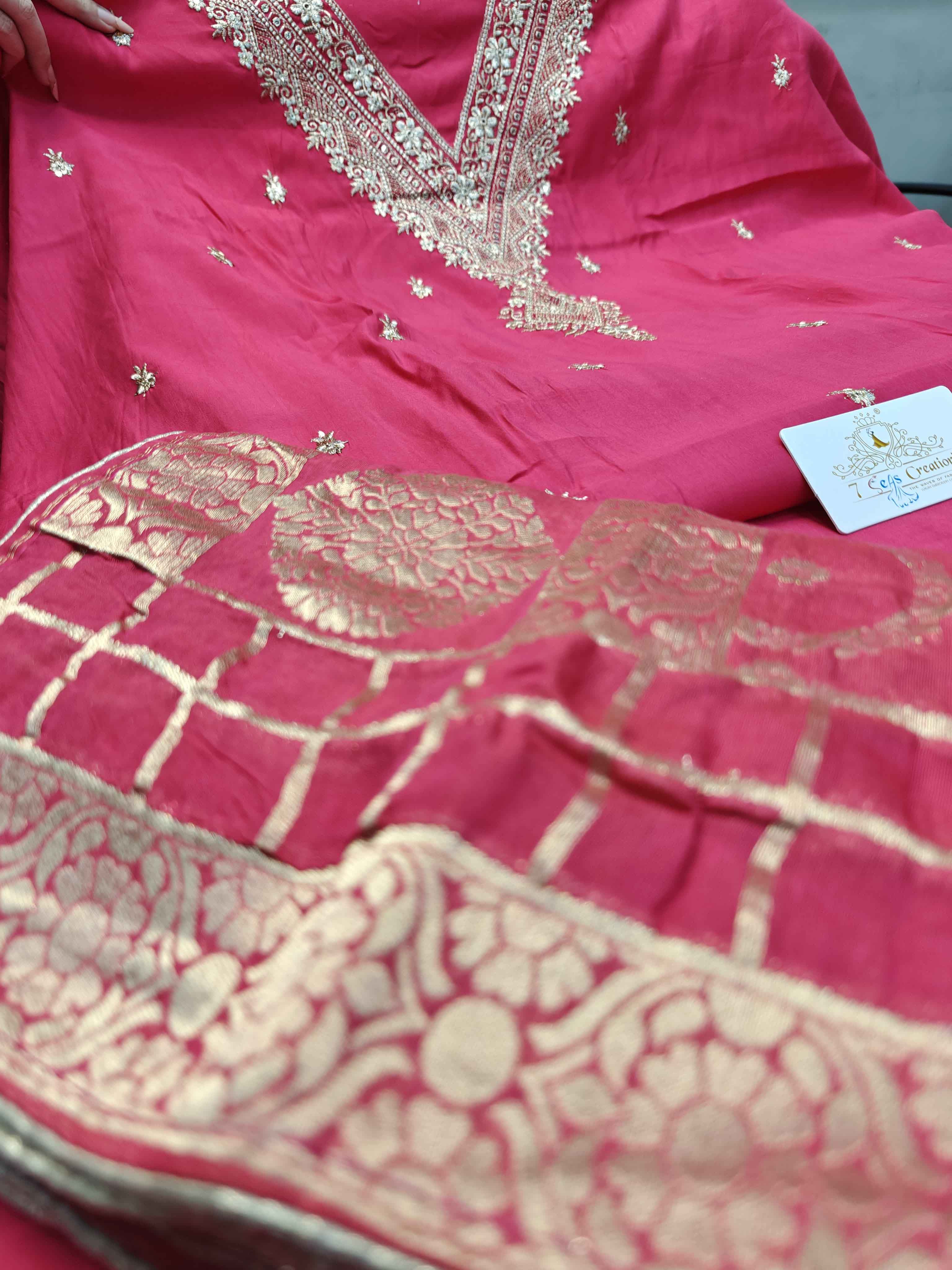 DIVINE MESSENGER | 02 
Divine Fab Latest Ladies Suits | Roman Silk Cotton with very fine embroidery