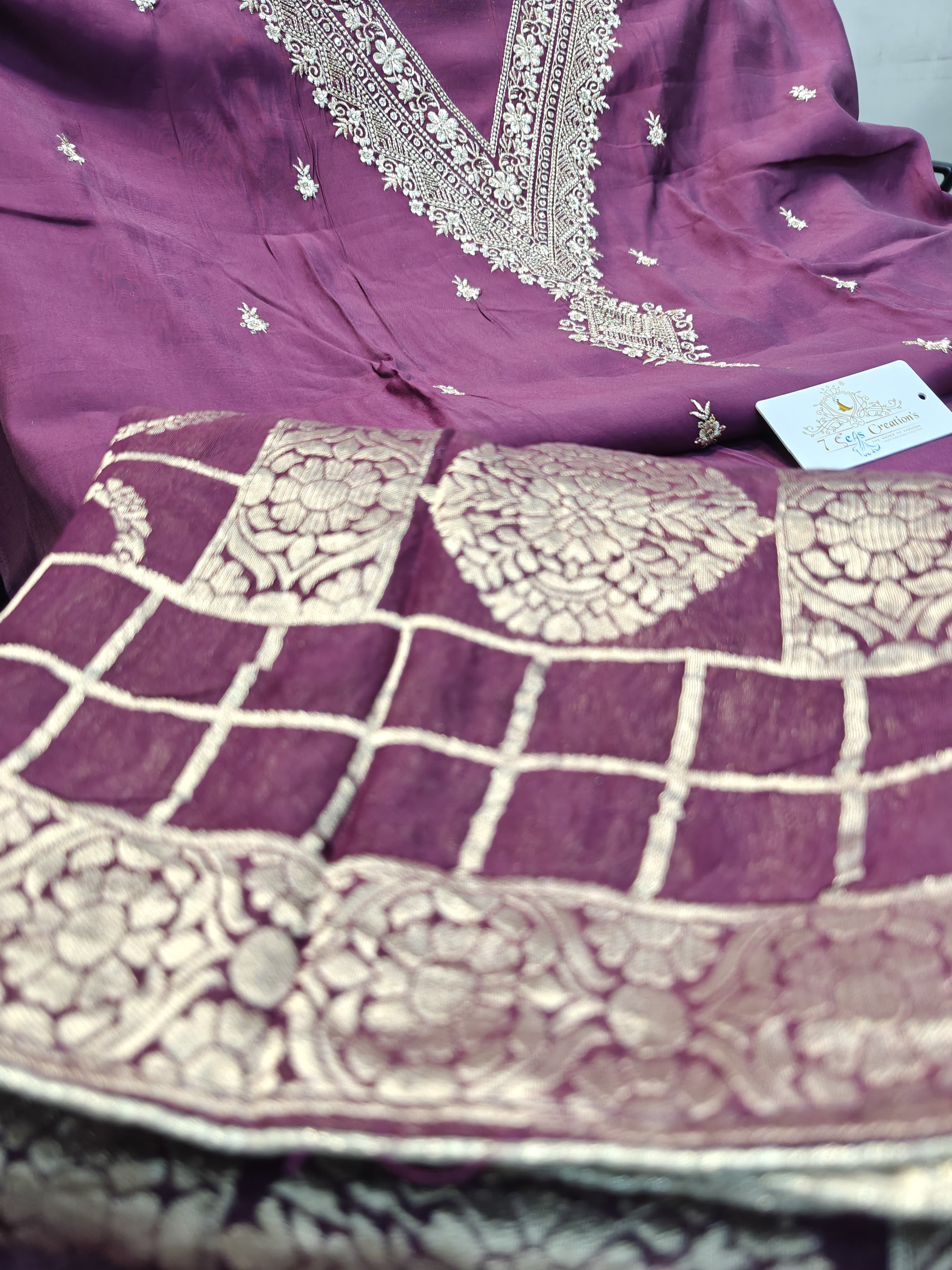 DIVINE MESSENGER | 01 Divine Fab Latest Ladies Suits | Banarsi silk with beautiful weaving