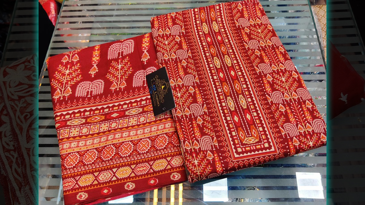 7 Seas Latest Suits | Pashmina With Beautiful Printing All Over #merrychristmas