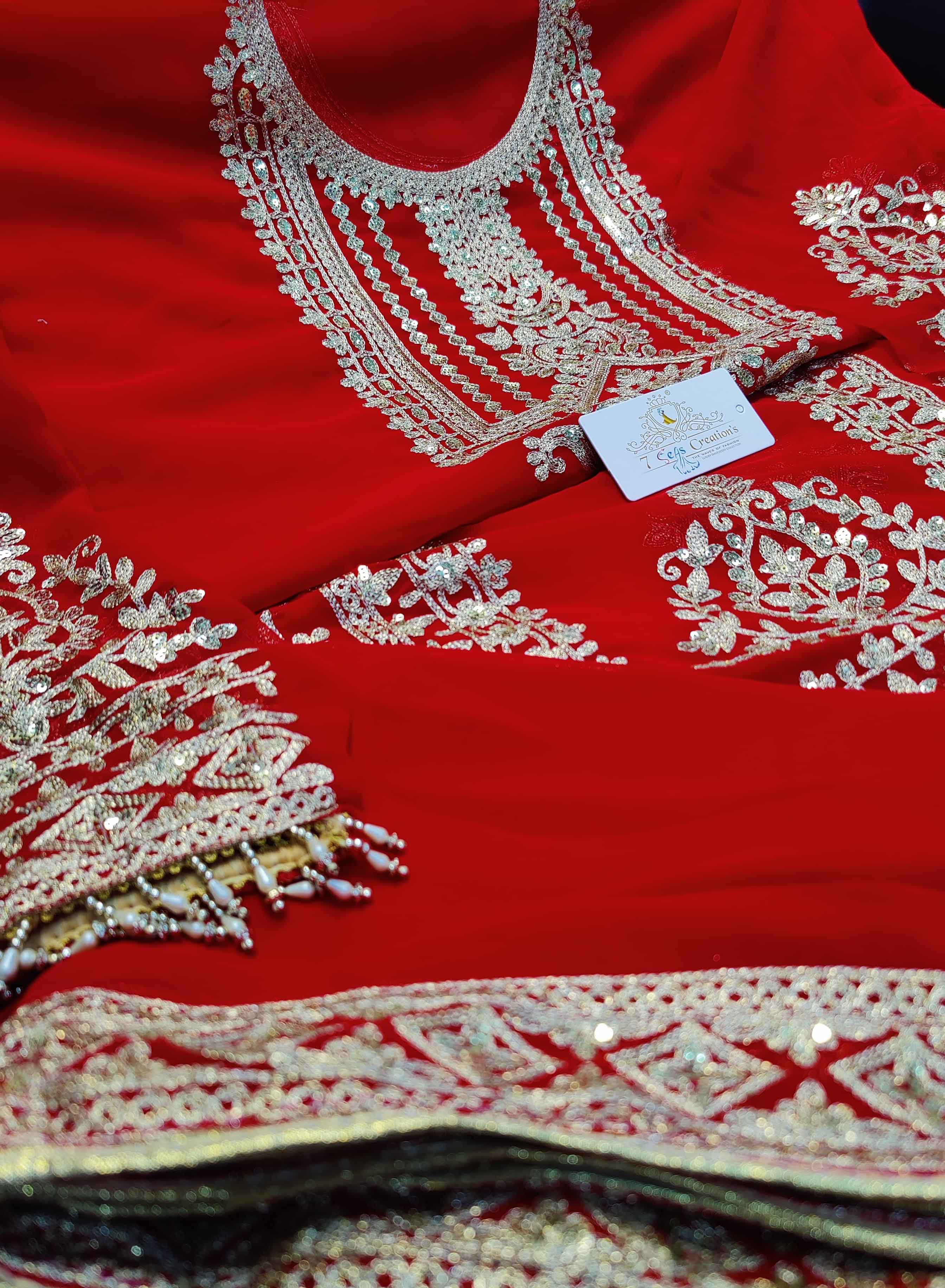DIVINE MESSENGER | Divine Fab Latest Ladies Suits |  Georgette with beautiful embroidery & sequins work