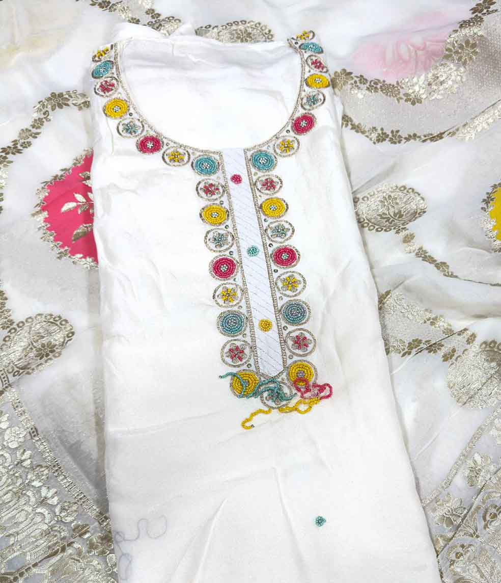 DIVINE MESSENGER | Divine Fab Latest Ladies Suits | pure dola handwork Dupatta pure organza jacquard