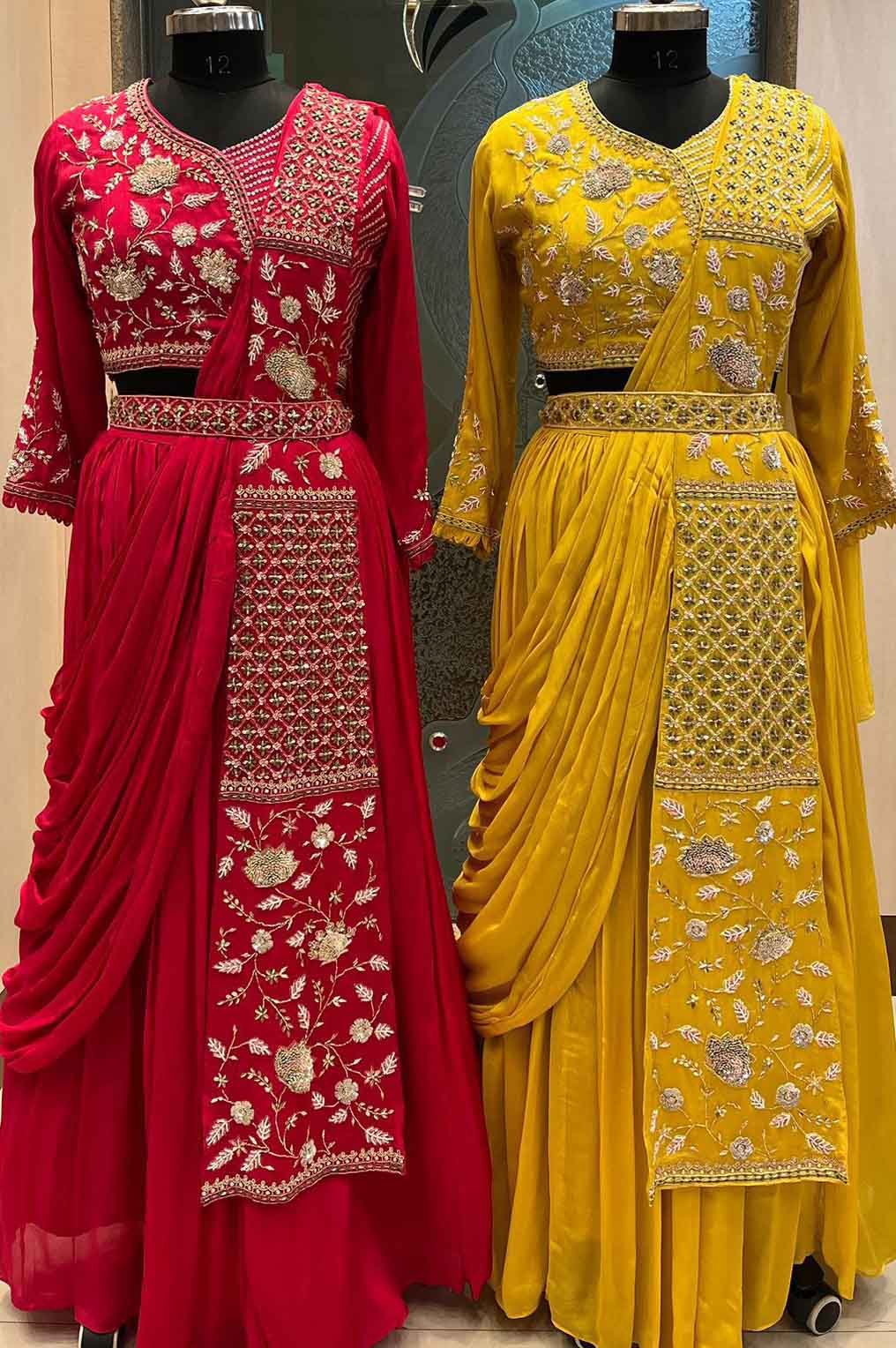 DIVINE MESSENGER | Divine Fab Latest Ladies Suits | Top pure Georgette handwork Drape saree