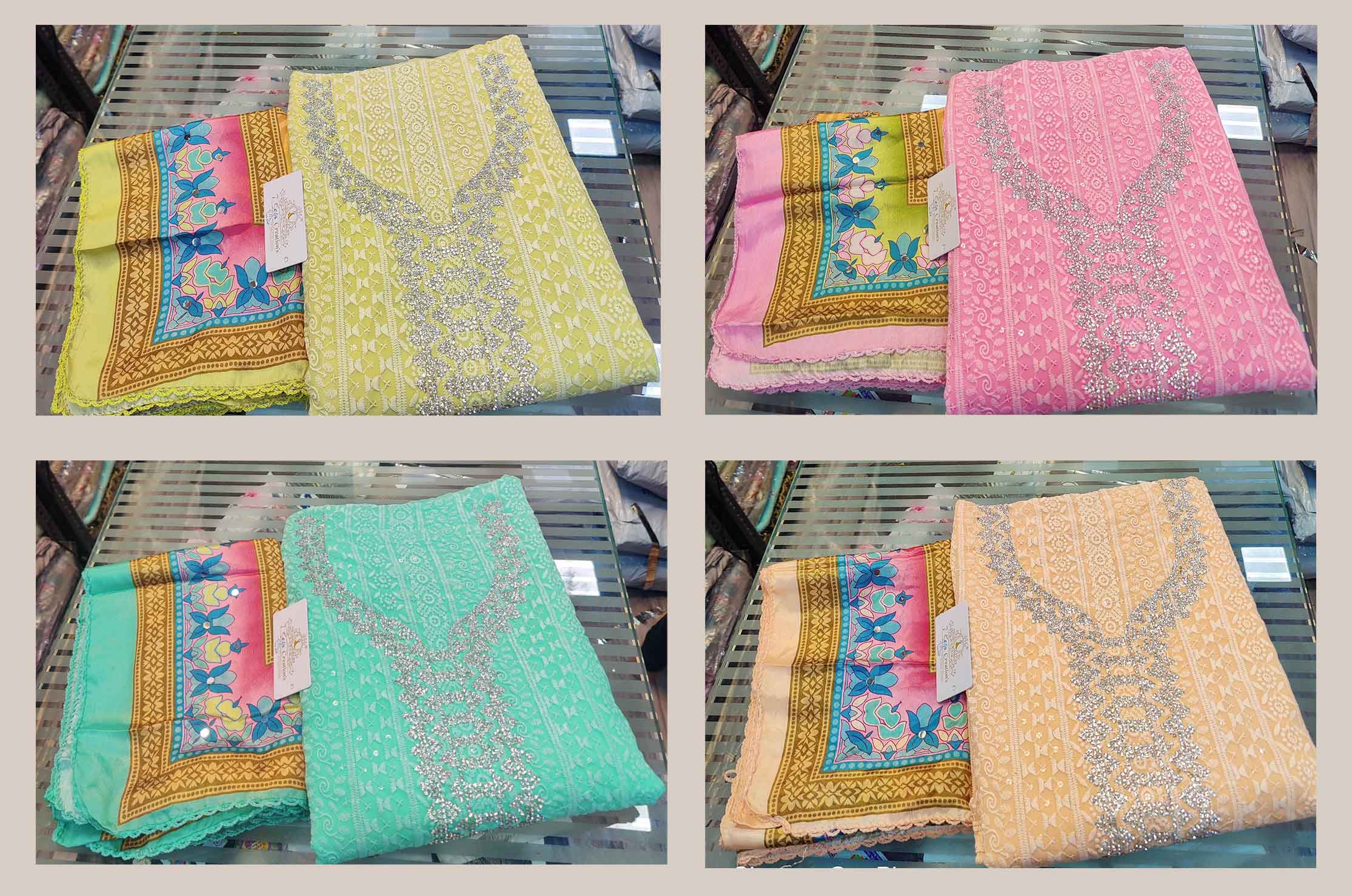 DIVINE MESSENGER | Divine Fab Latest Ladies Suits | Micro crepe embroidery & heavy sequins