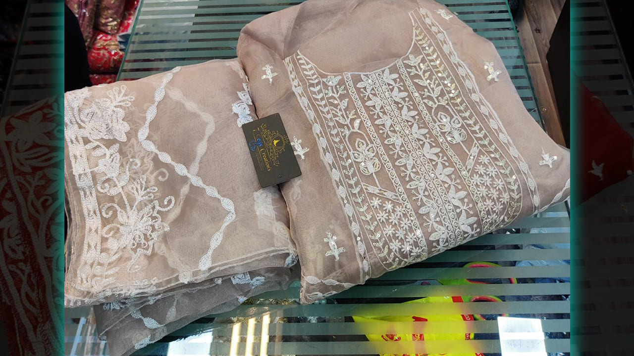 7Seas Creation's Top Suits | Organza With Beautiful Embroidery & Heavy Sequins Work All Over