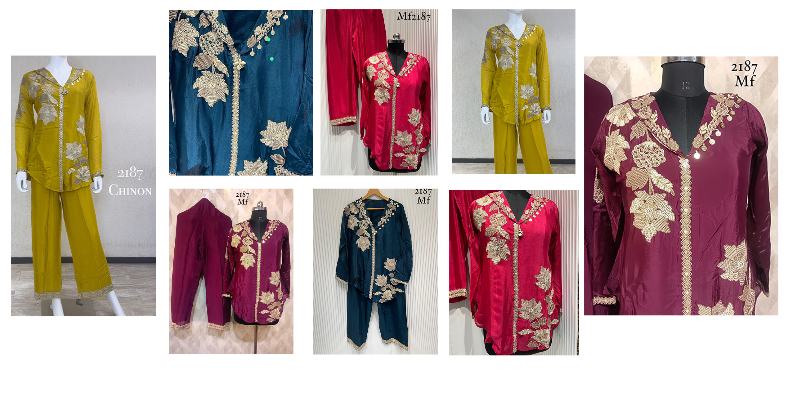 DIVINE MESENGER | Divine Fab Latest Ladies Suits | pure chinon handwork Bottom pure chinon