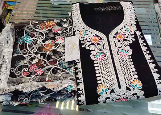 DIVINE MESSENGER | Latest Ladies Suits | Georgette with beautiful Multi-colored embroidery Semi-stitched 03