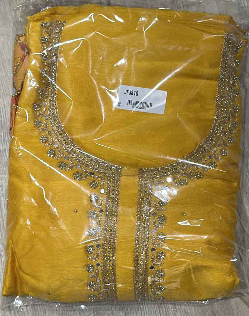 DIVINE MESSENGER | 810-Divine Fab Latest Ladies Suits | KHADI SILK with work CHINON DUPATTA