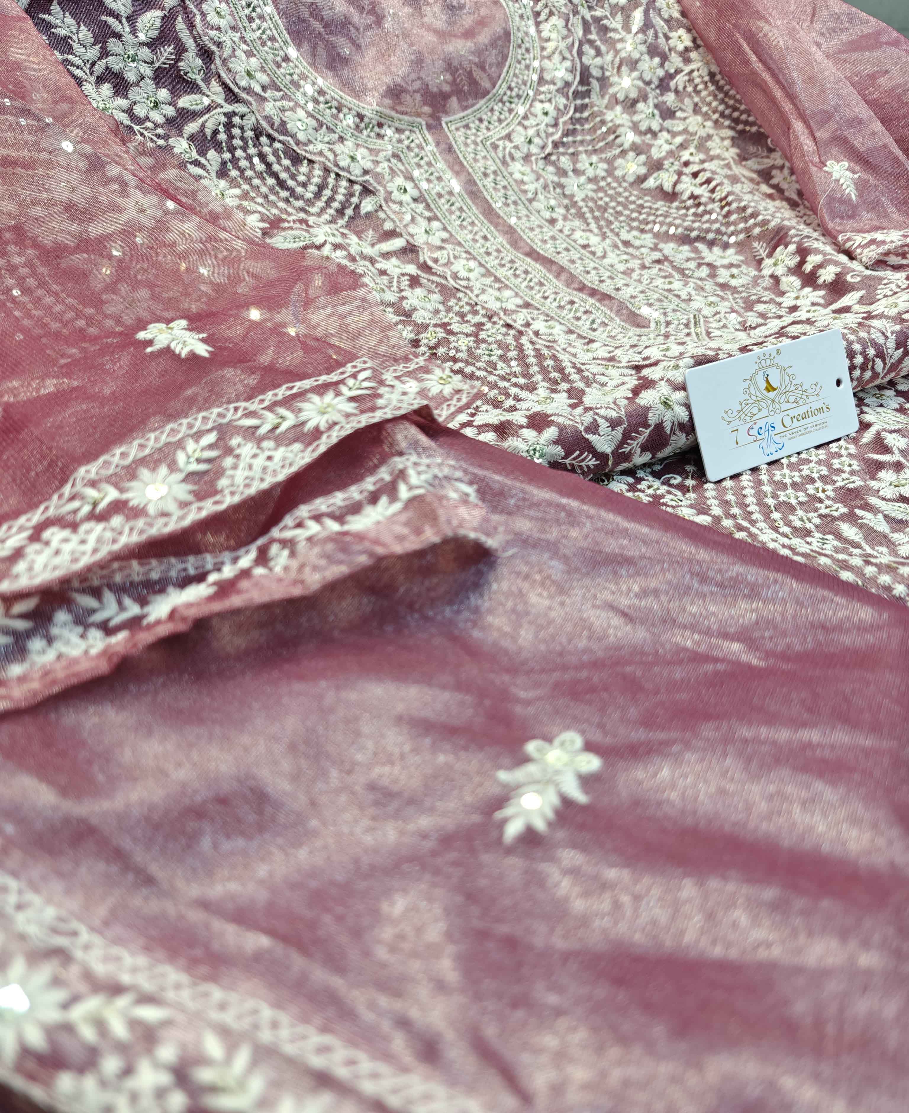 DIVINE MESSENGER | Divine Fab Latest Ladies Suits | Twill net with beautiful & heavy embroidery