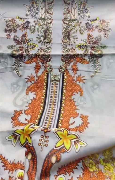 DIVINE MESSENGER | Divine Fab Latest Ladies Suits | Very soft Pure cotton with beautiful digital  Back printed