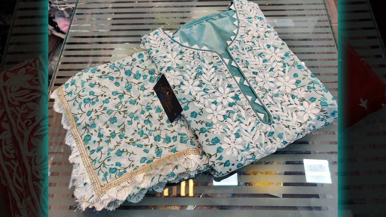 7 Seas Latest Ladies Suits | Stitched Georgette With Beautiful Digital Printing All Over
