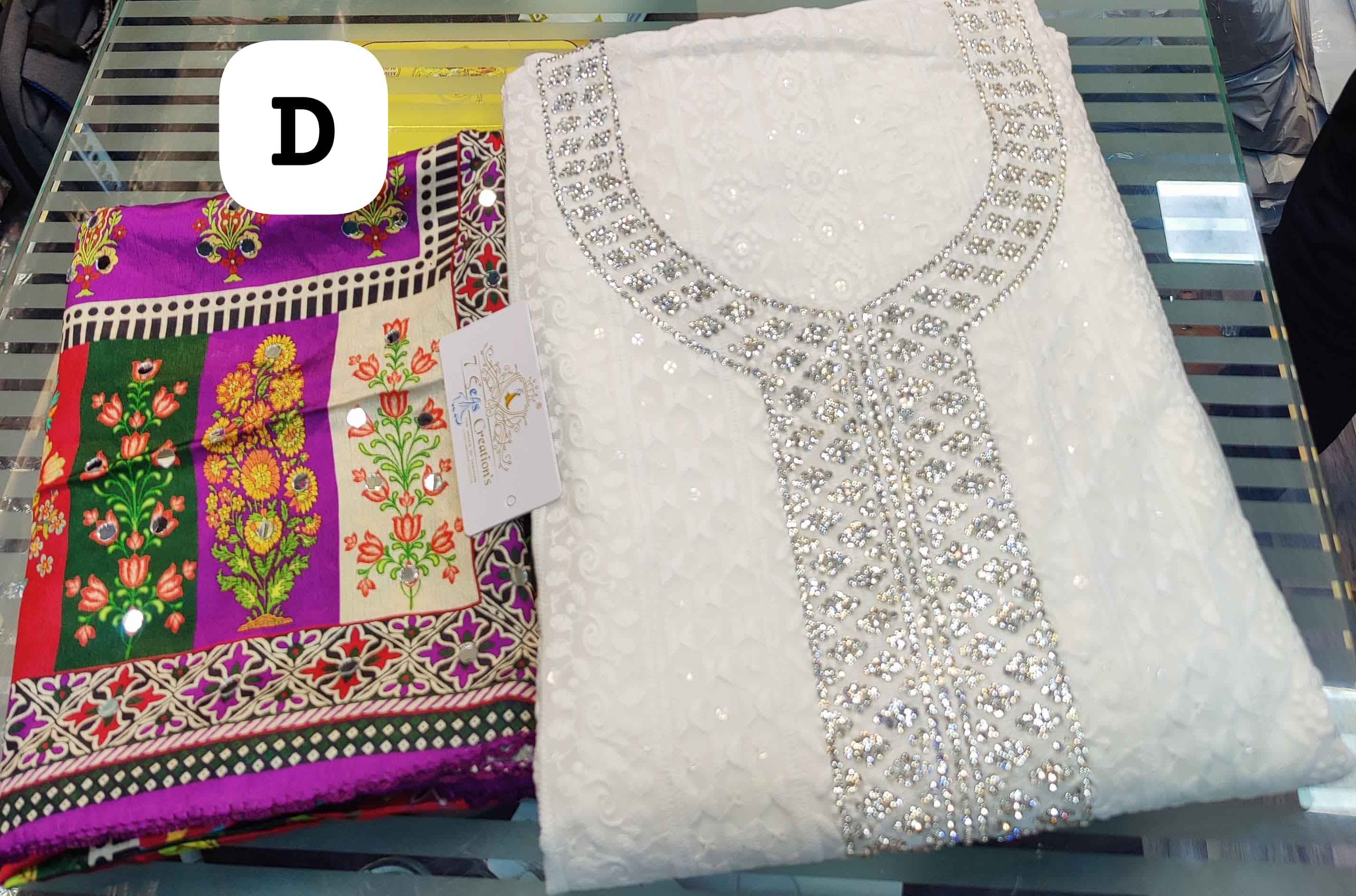 DIVINE MESSENGER | Purple-4 Divine Fab Latest Ladies Suits | Georgette with beautiful embroidery & heavy sequins
