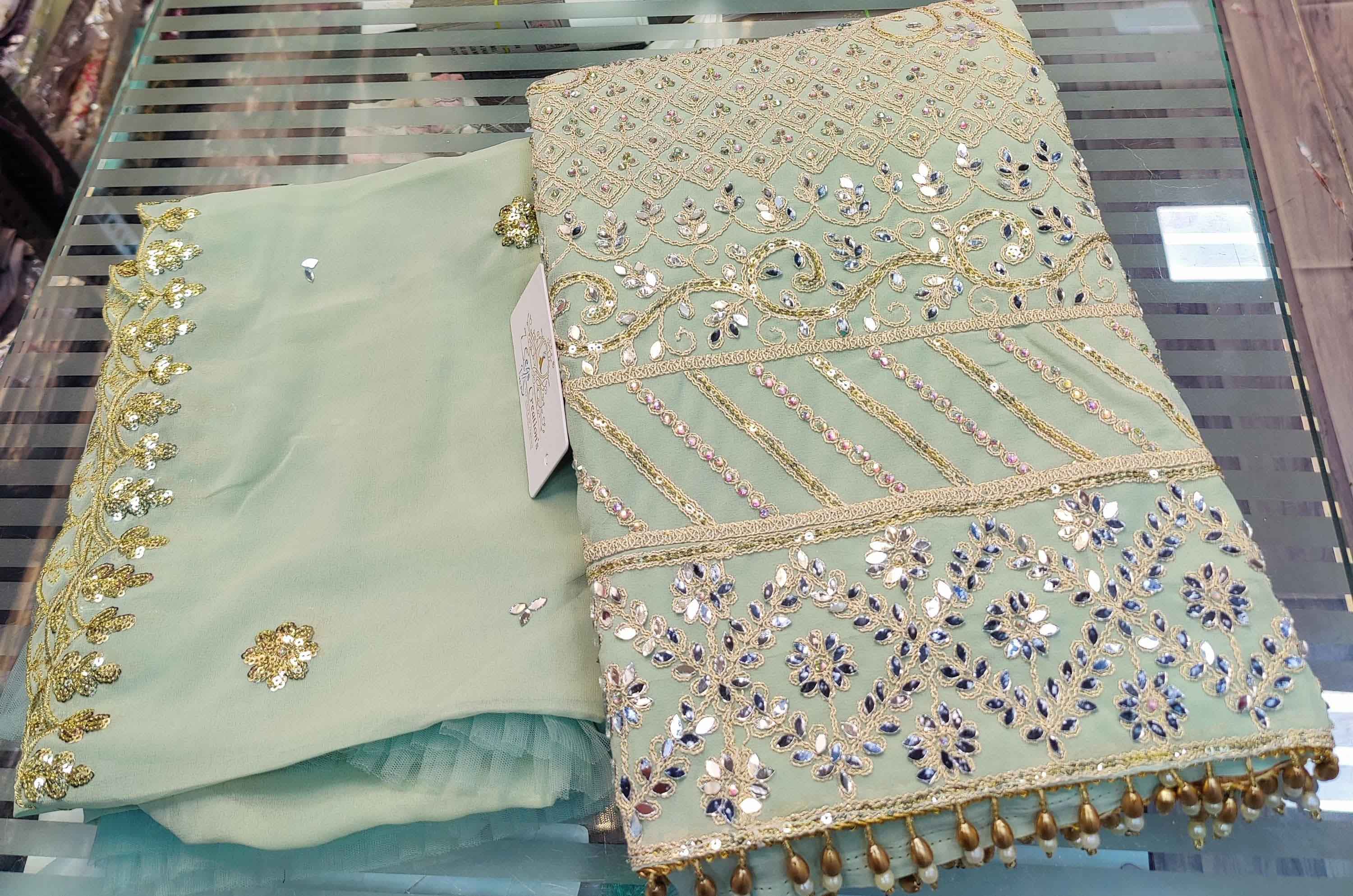 DIVINE MESSENGER | Divine Fab Latest Ladies Suits | Georgette with absolutely gorgeous embroidery, sequins, coding &