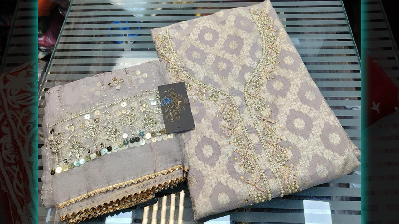 7Seas Creation's Suits | Banarasi Silk With Beautiful Weaving All Over