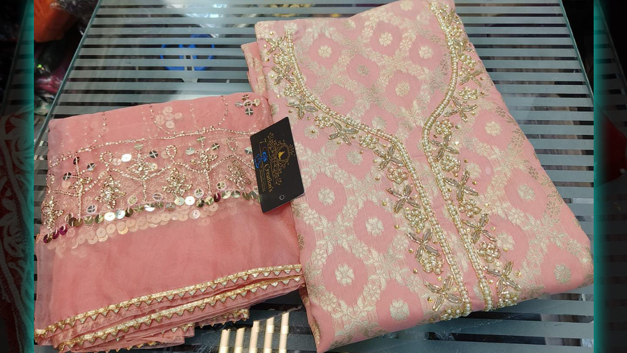 7Seas Creation's Suits | Heavy Handwork (Khatli Work) On Neck
