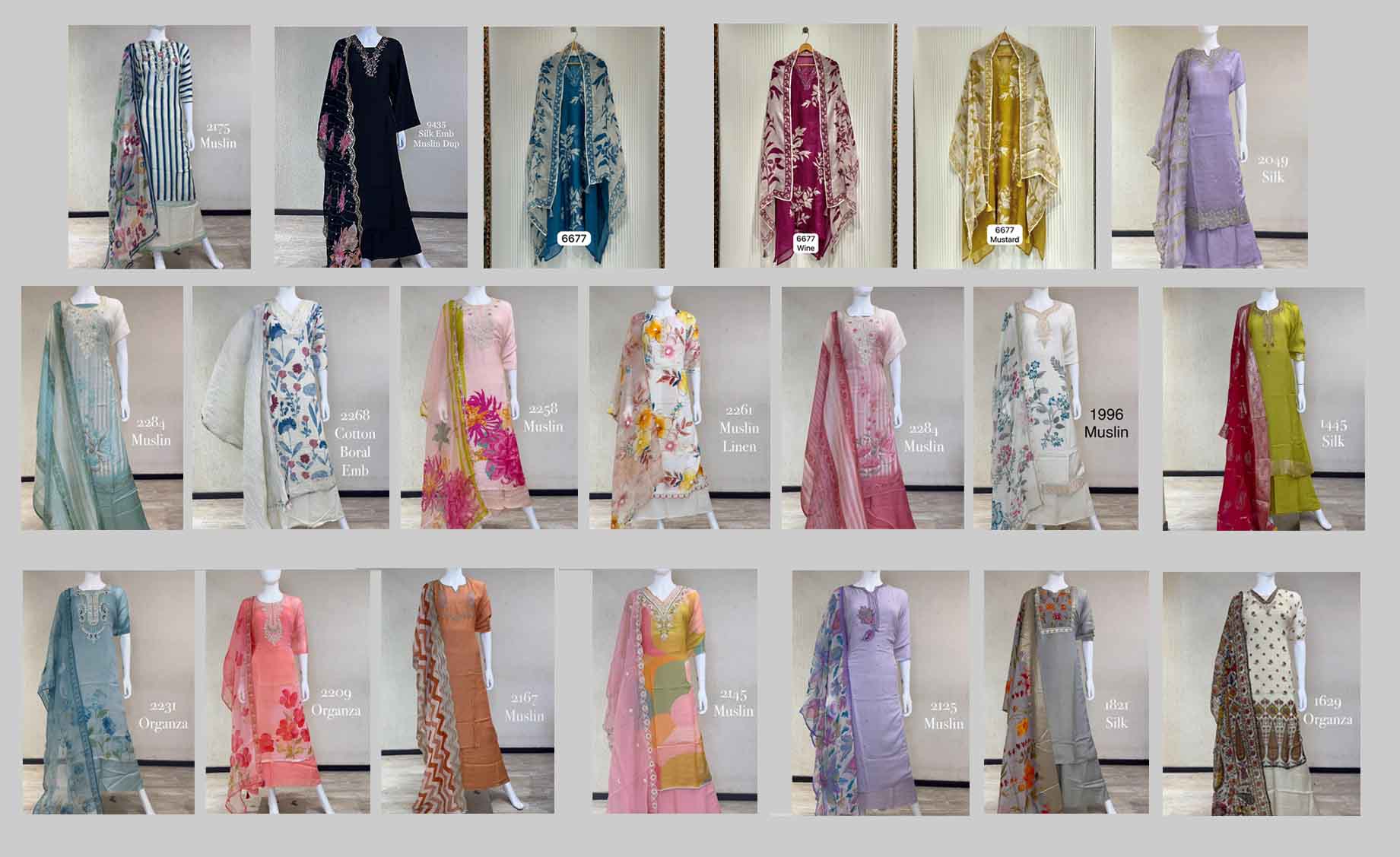 DIVINE MESSENGER | Divine Fab Latest Ladies Suits | embroidered slik jacquard suits with Dupatta