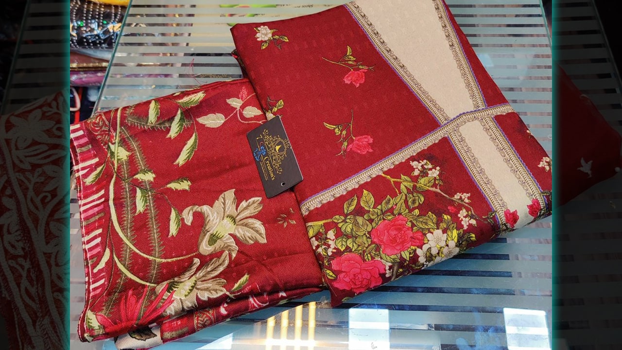 7 Seas Latest Ladies Suits | Heavy Pashmina With Beautiful Digital Printing All Over