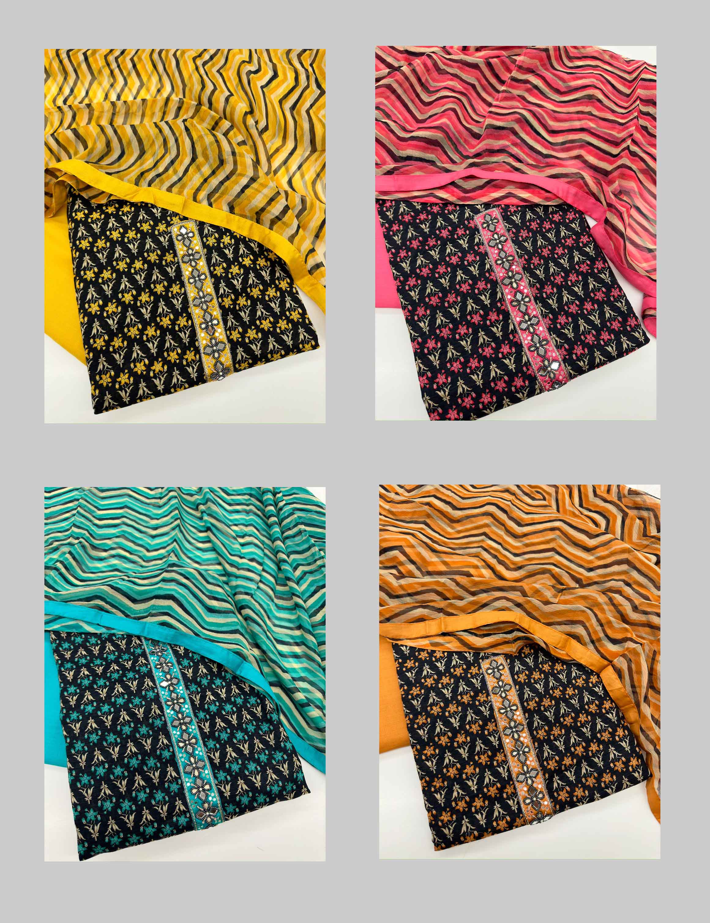 DIVINE MESSENGER | Divine Fab Latest Ladies Suits | cotton dobby Dupatta pure chiffon printed