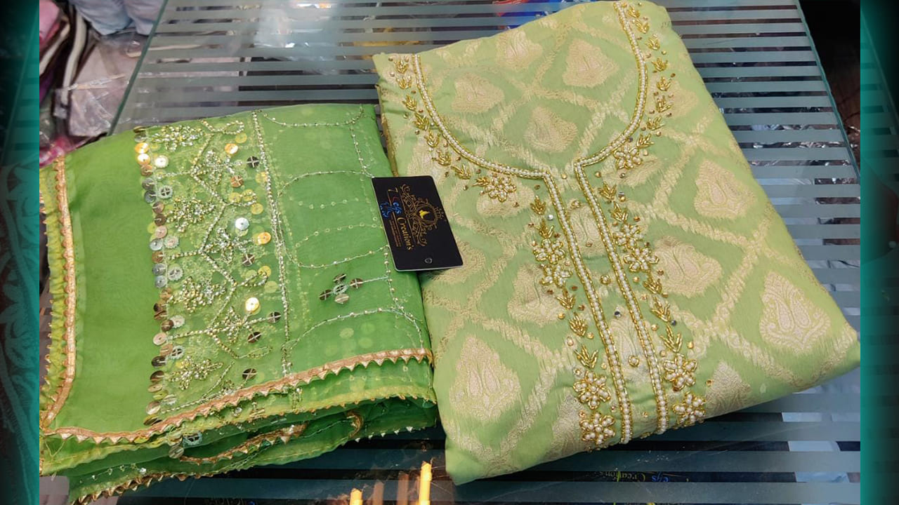 7Seas Creation's Top Suits | Banarasi Silk With Beautiful Weaving All Over
