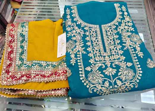 DIVIVNE MESSENGER Latest Ladies Suits | Georgette with absolutely gorgeous embroidery, sequins