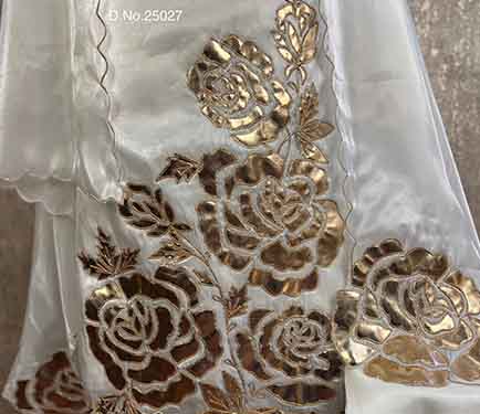shimmer organza shirt full size beautiful leather beautifully done Premium shantoon premium shimmer