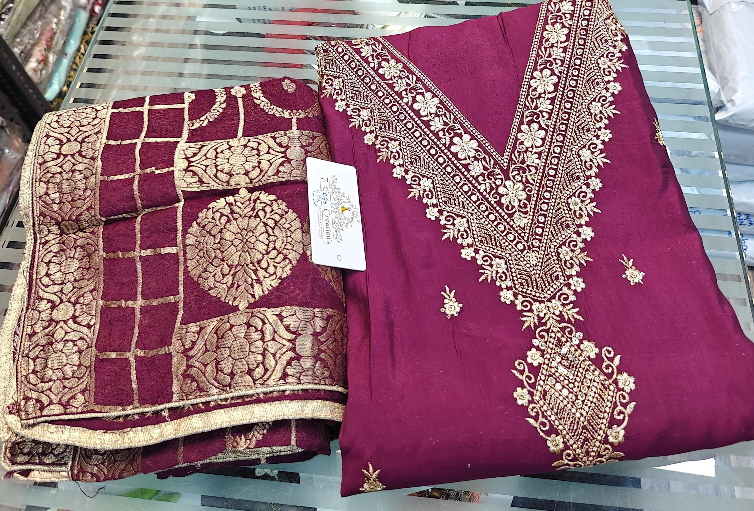 DIVINE MESSENGER | 01 Divine Fab Latest Ladies Suits | Banarsi silk with beautiful weaving