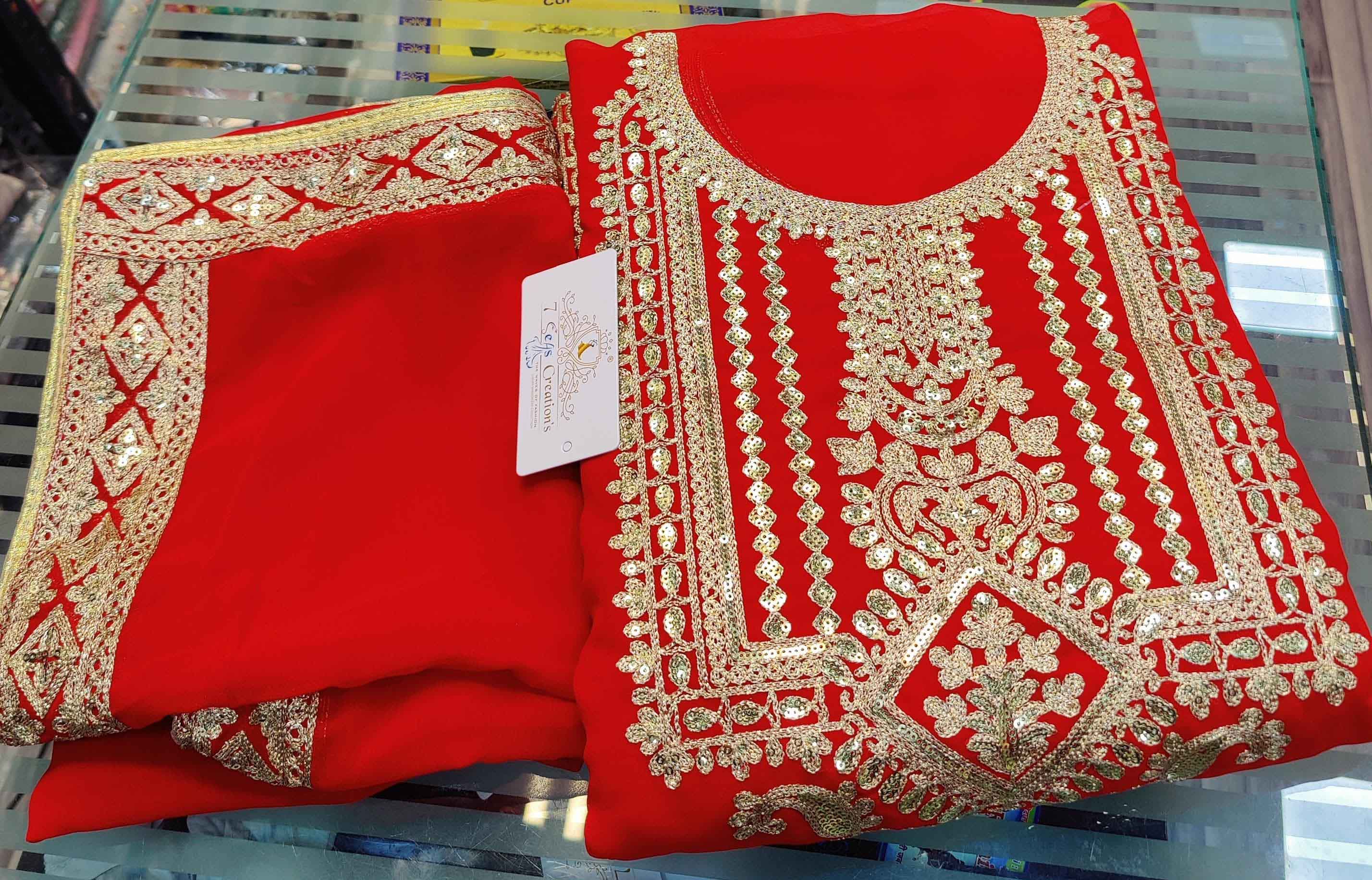 DIVINE MESSENGER | Divine Fab Latest Ladies Suits |  Georgette with beautiful embroidery & sequins work
