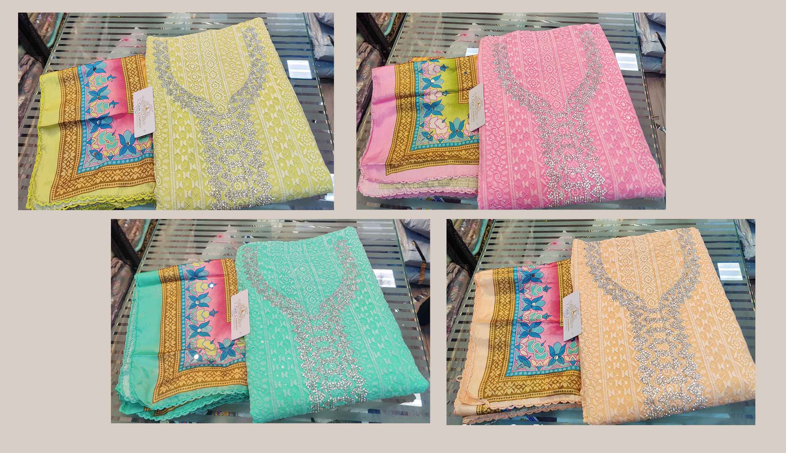 DIVINE MESSENGER | Divine Fab Latest Ladies Suits | Micro crepe embroidery & heavy sequins