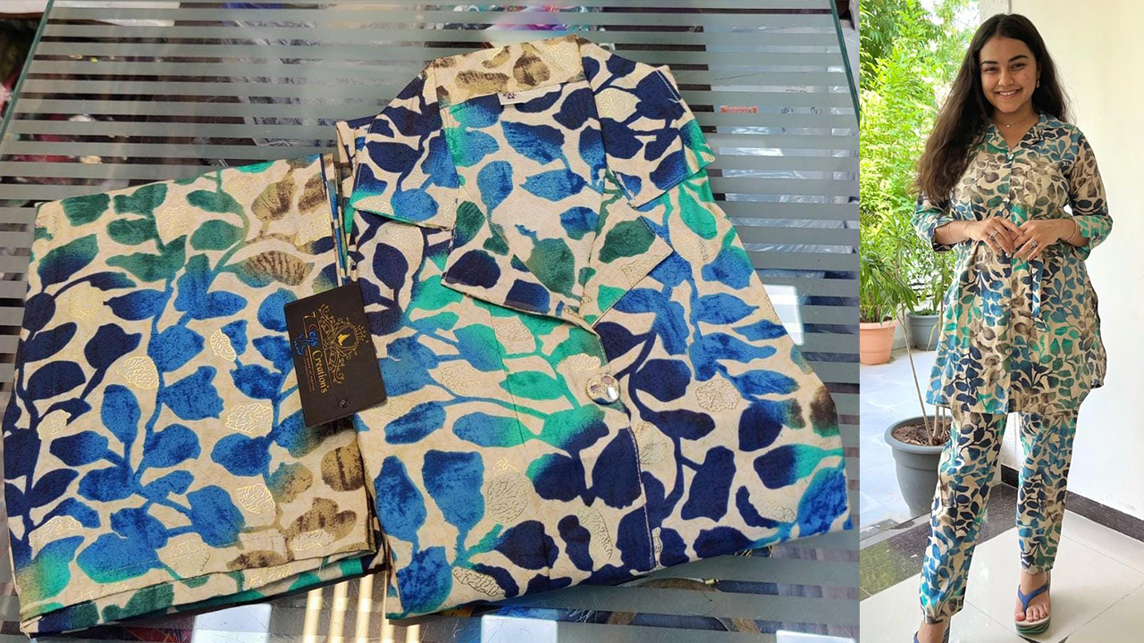 7Seas Creation's Suits | Stitched Pure Muslin (Very Soft Quality) With Digital Printing All Over