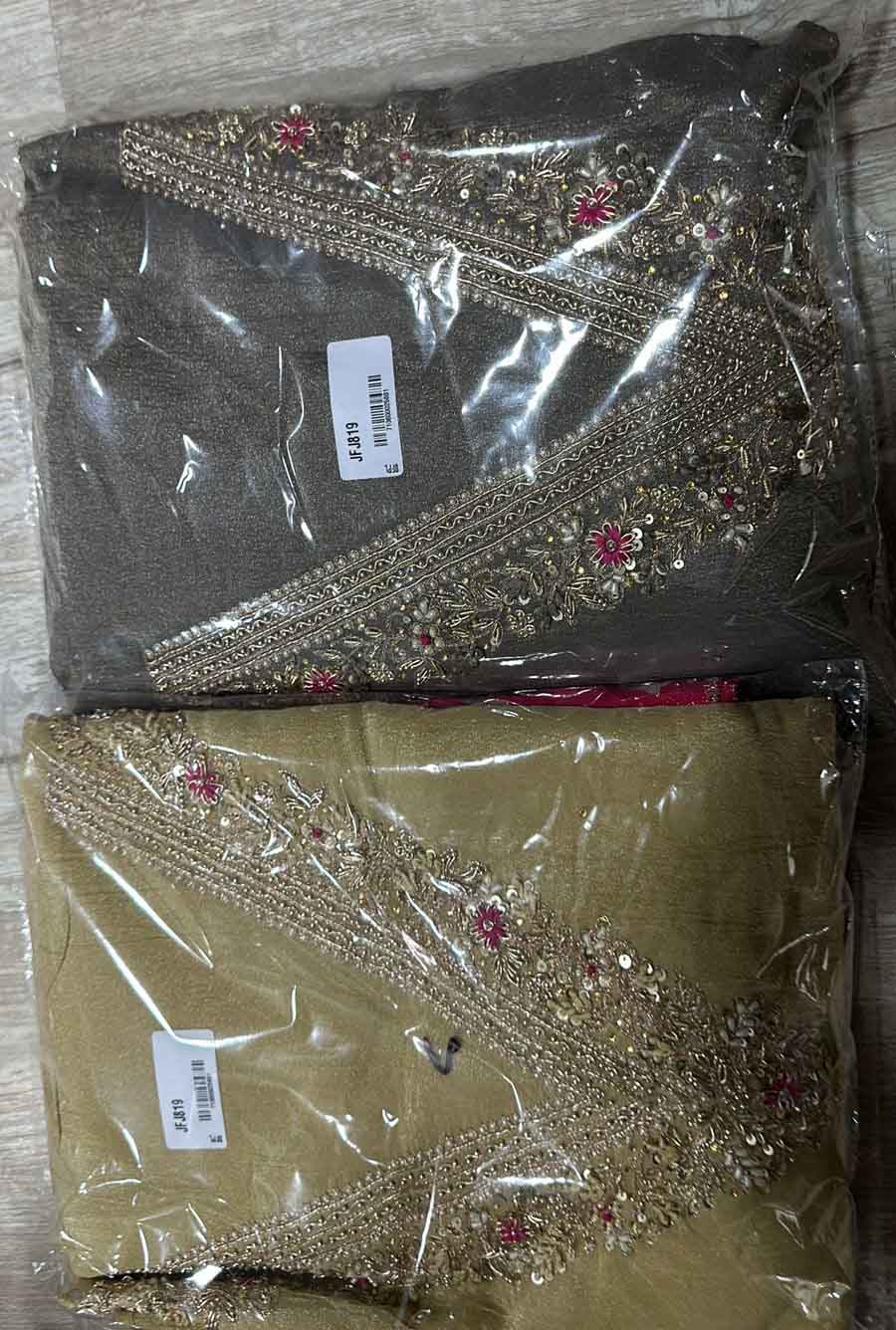 DIVINE MESSENGER | 819-Divine Fab Latest Ladies Suits | SHIMAR with work DUPTTA