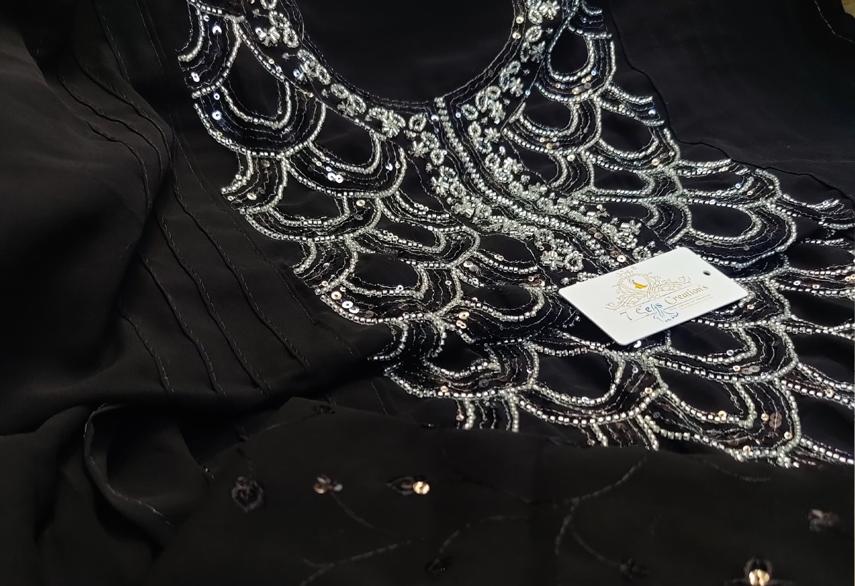 DIVINE MESSENGER | Divine Fab Latest Ladies Suits | Georgette with beautiful embroidery, sequins & heavy beads