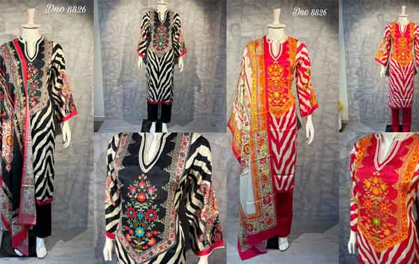 Muslin digital print Dupatta pure muslin digital Bottom santoon