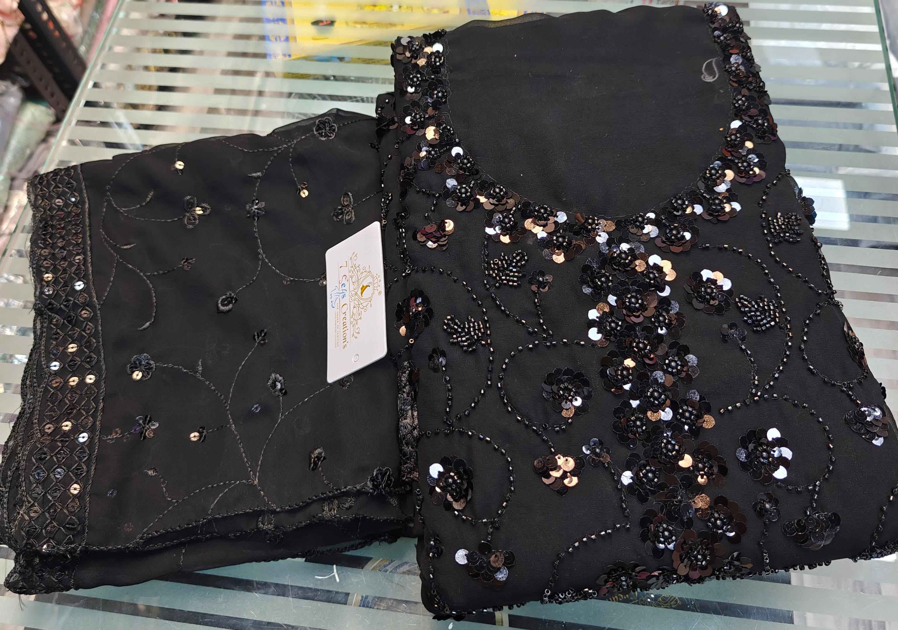 Divine Fab Latest Ladies Suits | Georgette with beautiful embroidery, 3D sequins & heavy beads