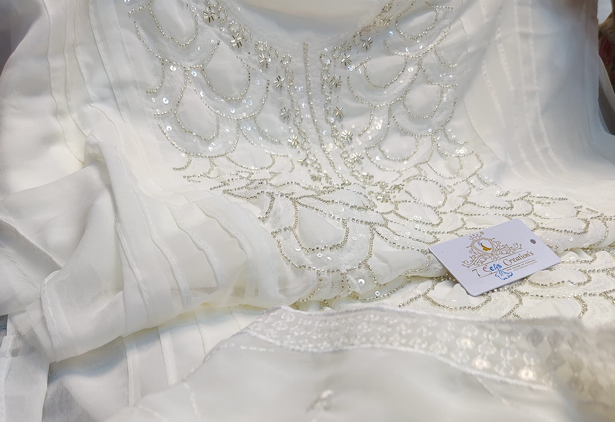 DIVINE MESSENGER | Divine Fab Latest Ladies Suits | Georgette with heavy embroidery & sequins  heavy beads