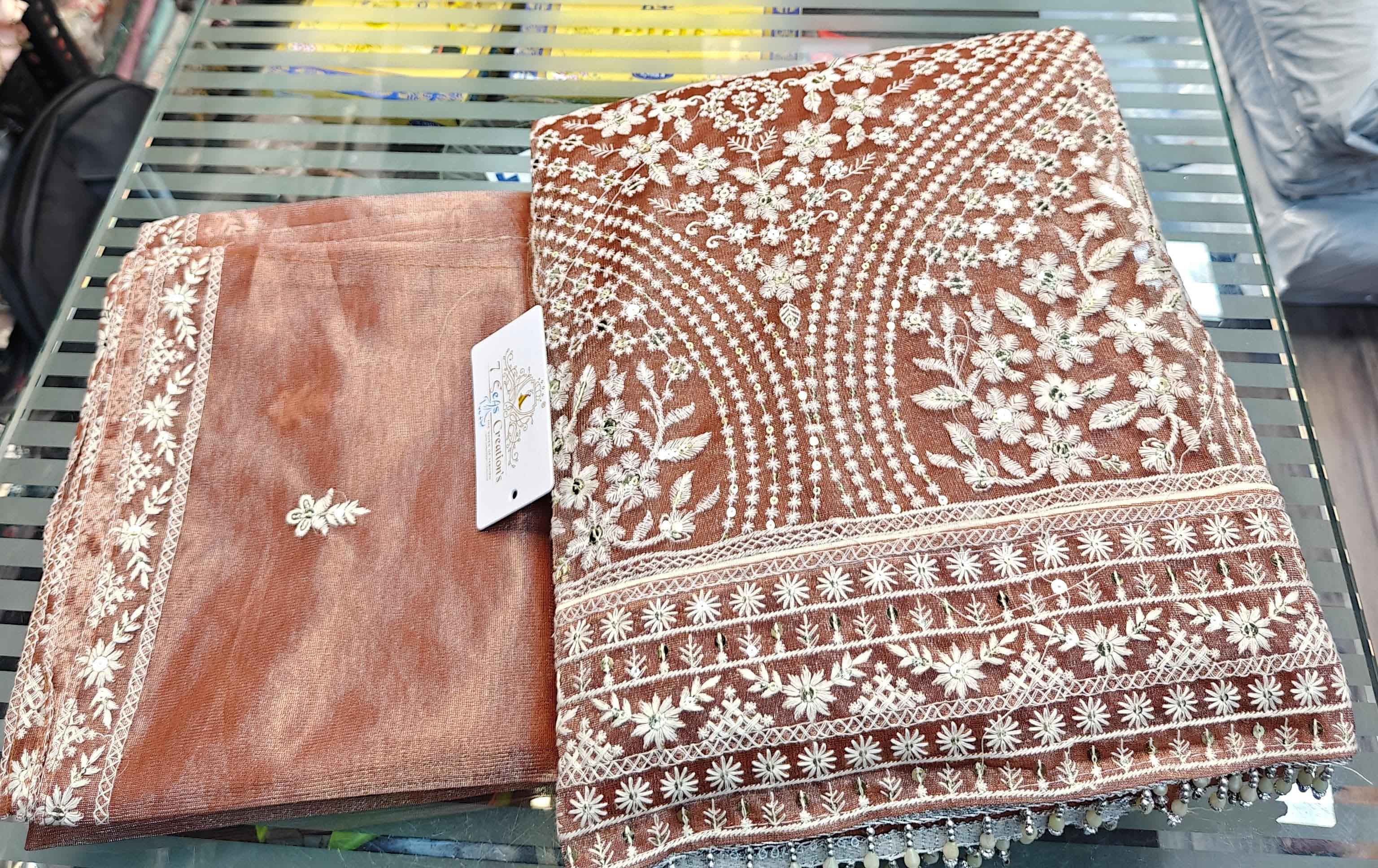 DIVINE MESSENGER | Divine Fab Latest Ladies Suits |  beautiful & heavy embroidery with sequins Twill net