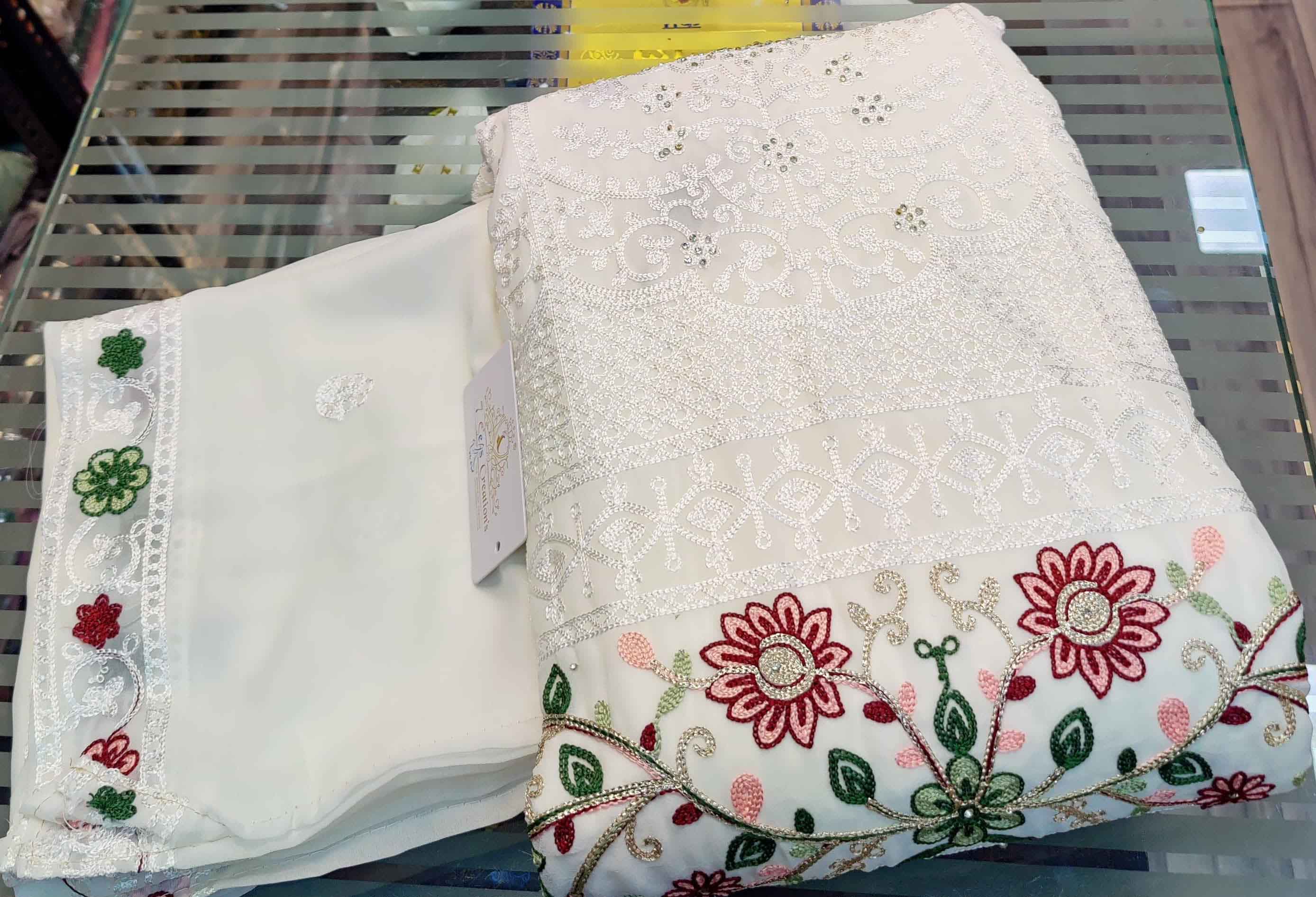 DIVINE MESSENGER | Divine Fab Latest Ladies Suits | Georgette with beautiful embroidery work