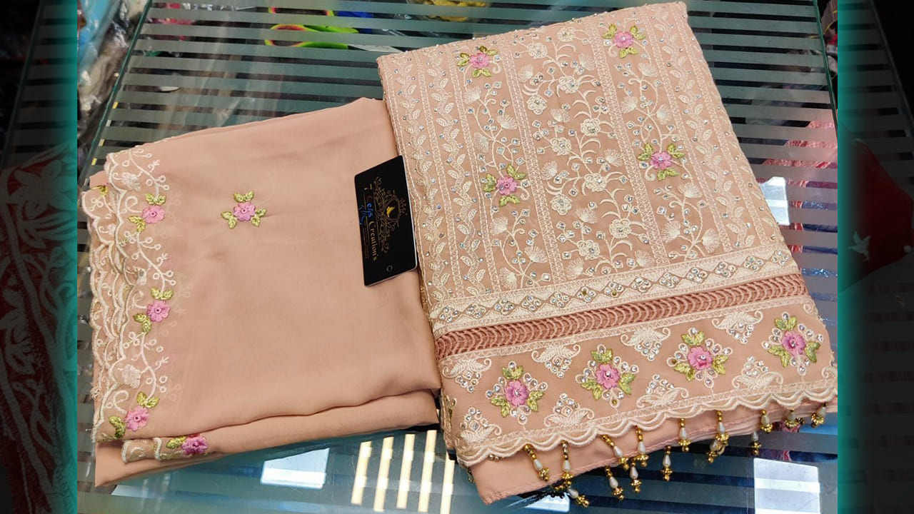 7Seas Creation's Latest Suits | Fancy Heavy Latkans Lace On Daman #suit