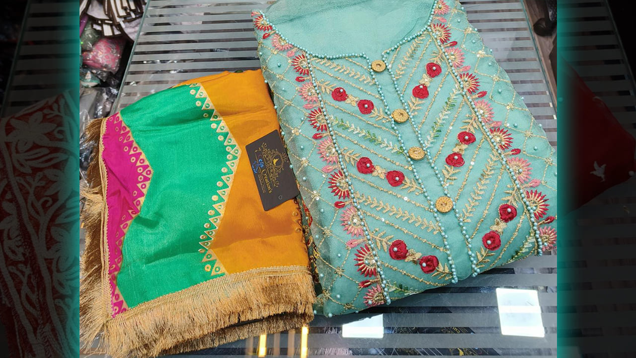 7Seas Creation's Latest Suits | Organza With Beautiful Embroidery & Heavy Sequins Work All Over