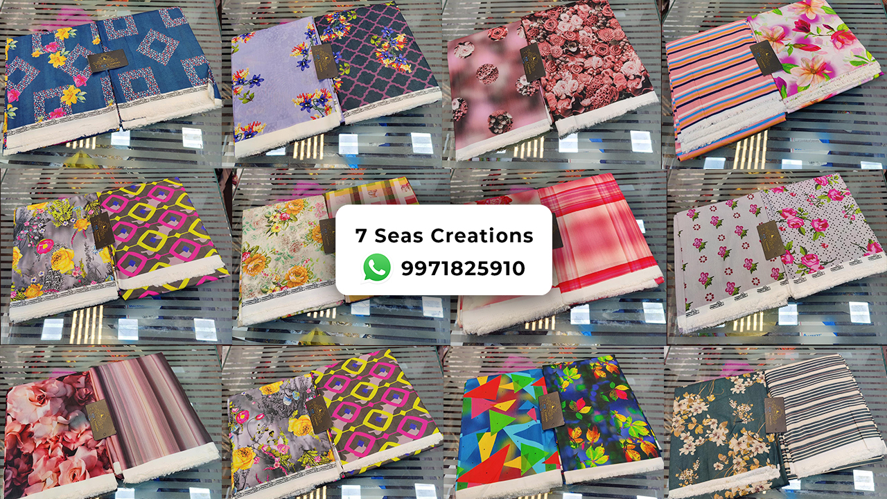 7Seas Creation's Latest Suits | Muslin Cotton With Beautiful Digital Printing All Over